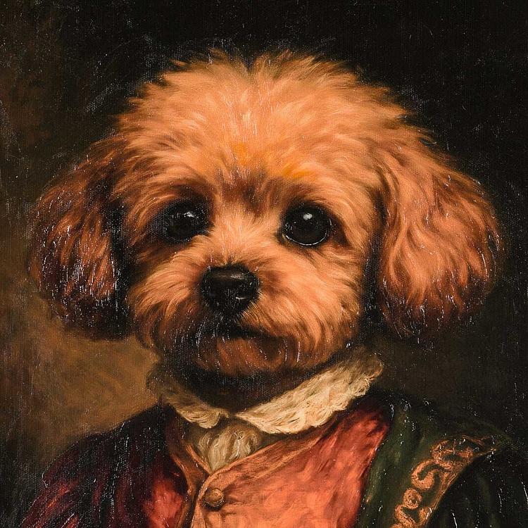 Картина Собака, холст, акрил Canvas Acrylic Painting Dog