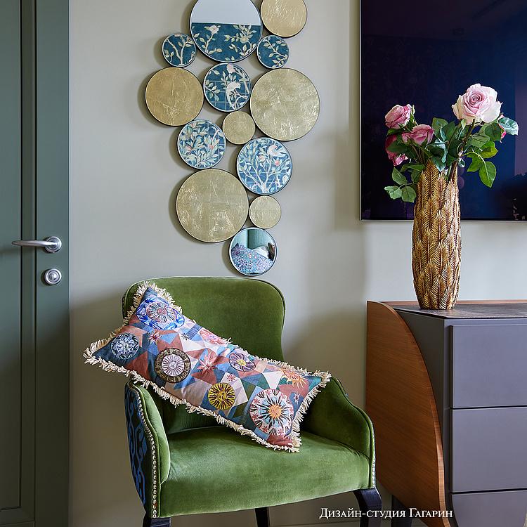 Высокая золотая ваза Пальмовый лист Tropical Leaf Vase Tall Gold