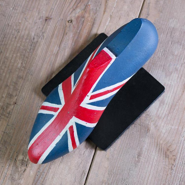 Статуэтка обувная колодка, S Shoe Mould Blue And Red Small