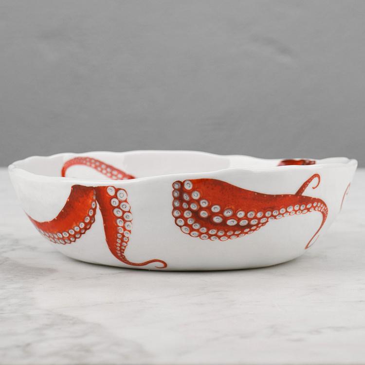Салатница Средиземноморская диета Осьминог Dieta Mediterranea Polipo Bowl