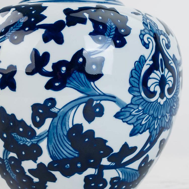 Ваза Луук с крышкой и ручной росписью  Lidded Vase Luuk Hand Painted