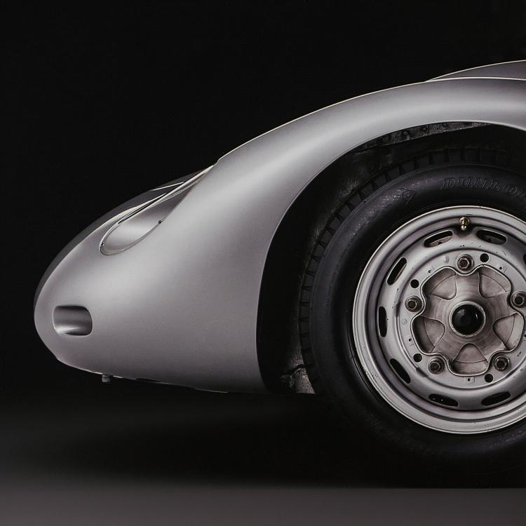 Фото-принт триптих в серебристой раме Порше 718 Set Of 3 Porsche 718 RSK, Pewter Frame