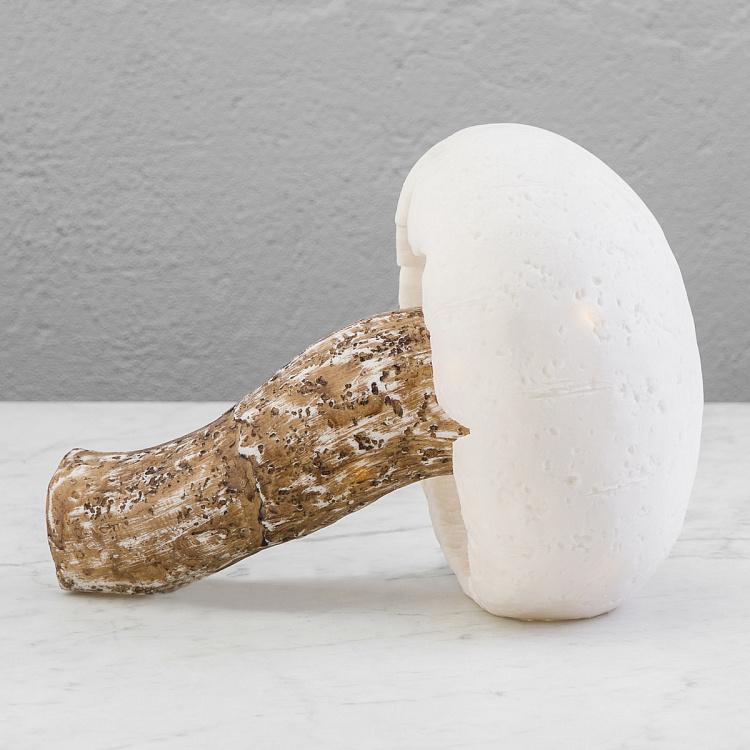 Настольная лампа с led-гирляндой внутри Гриб упавший Fall Down Mushroom Lamp Led Garland