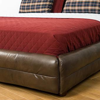 Двуспальная кровать Sahara Double Bed RM натуральная кожа Antique Master