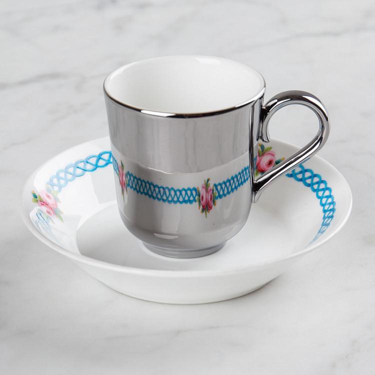 Кофейная пара Reflect Minton платина Reflect Minton Platinum