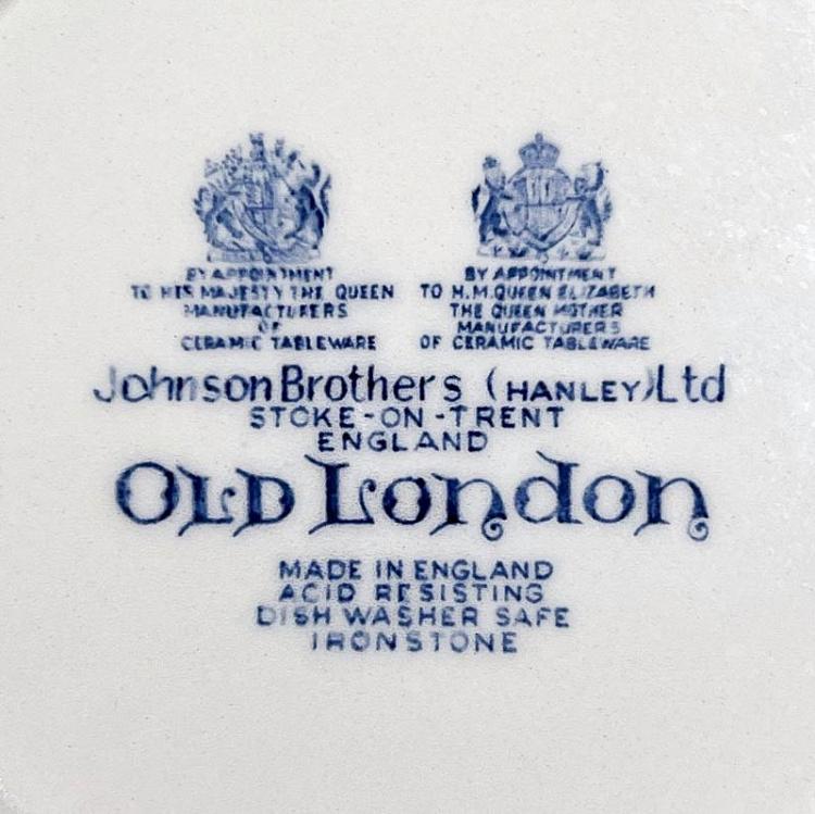 Винтажная десертная тарелка Старый Лондон Vintage Dessert Plate Old London