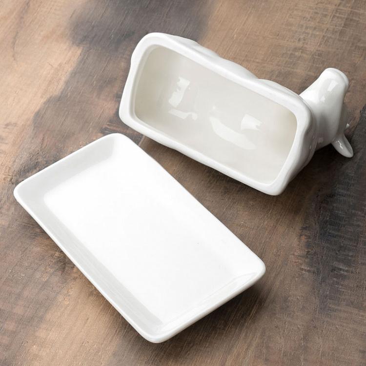 Маслёнка Корова Cow Butter Dish