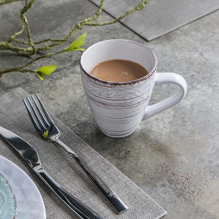 Кружка в деревенском стиле кремовая Rustic Fare Mug Cream