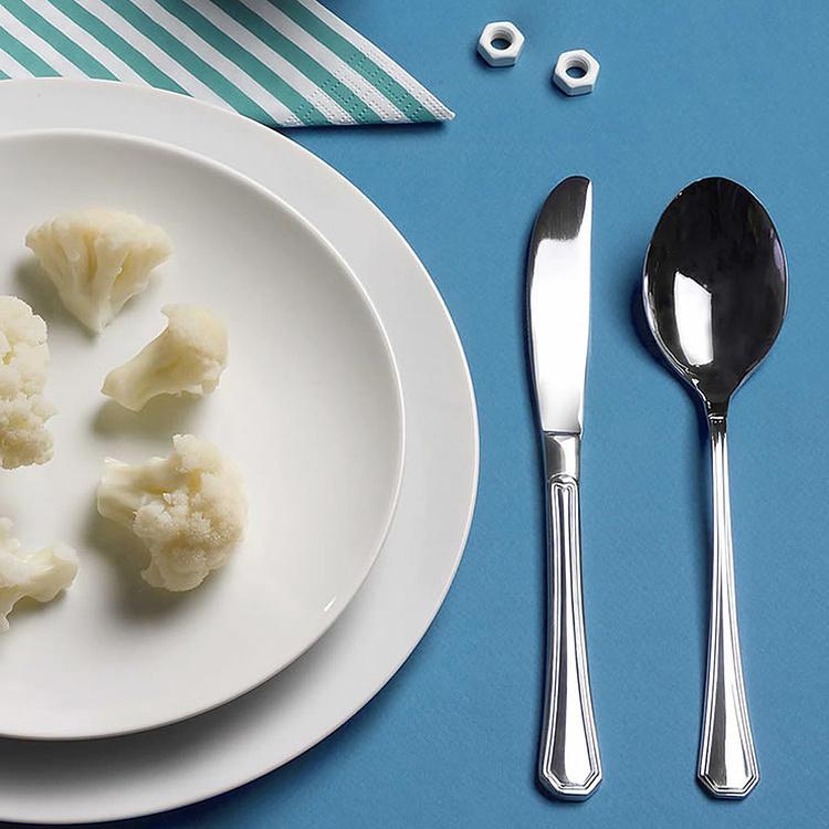 Набор Америка из 24 столовых приборов на 6 персон по 4 предмета в подарочной коробке Лакшери Set Of 24 Cutlery Pieces America Luxury Box