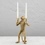 Подсвечник Monkey Candle Holder Gold