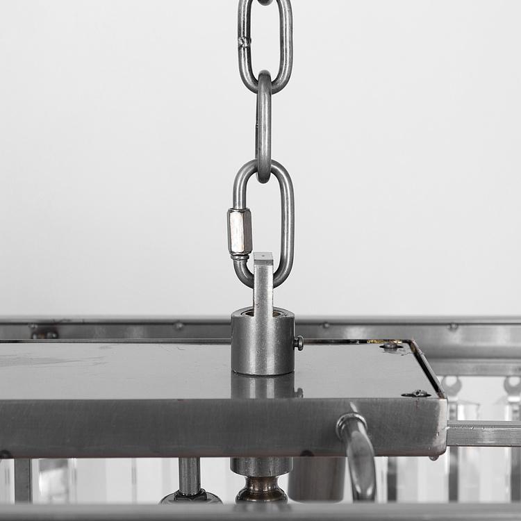 Прямоугольная люстра Одеон, M Odeon Rectangular Chandelier Medium