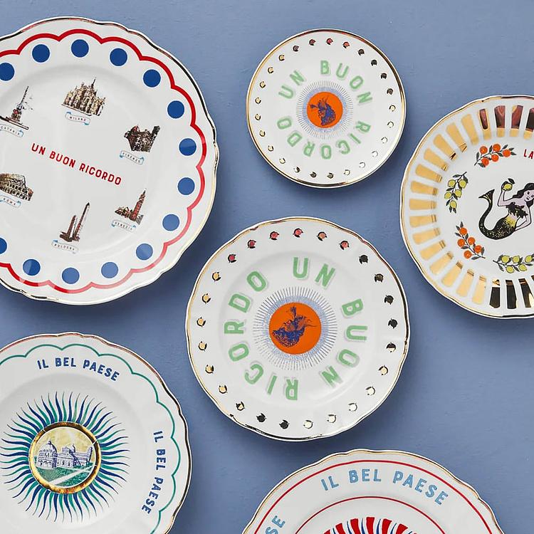 Тарелка для хлеба Хорошие воспоминания Давид Un Buon Ricordo Bread Plate David