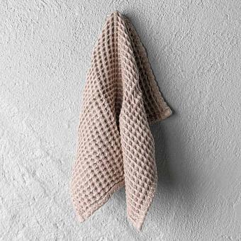 Modal Waffle Washcloth Towel Warm Grey 30x40 cm