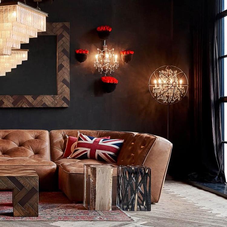 Хрустальный торшер с гироскопом Кристалл Gyro Crystal Floor Lamp