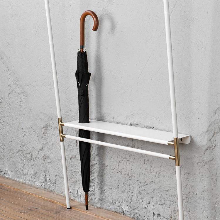 Белая напольная вешалка для одежды Лин Он Ми Lean On Me Clothes Rack White