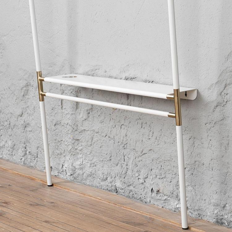 Белая напольная вешалка для одежды Лин Он Ми Lean On Me Clothes Rack White