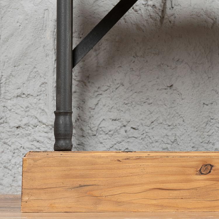 Стеллаж из кедра и железа Cedar And Iron Shelf