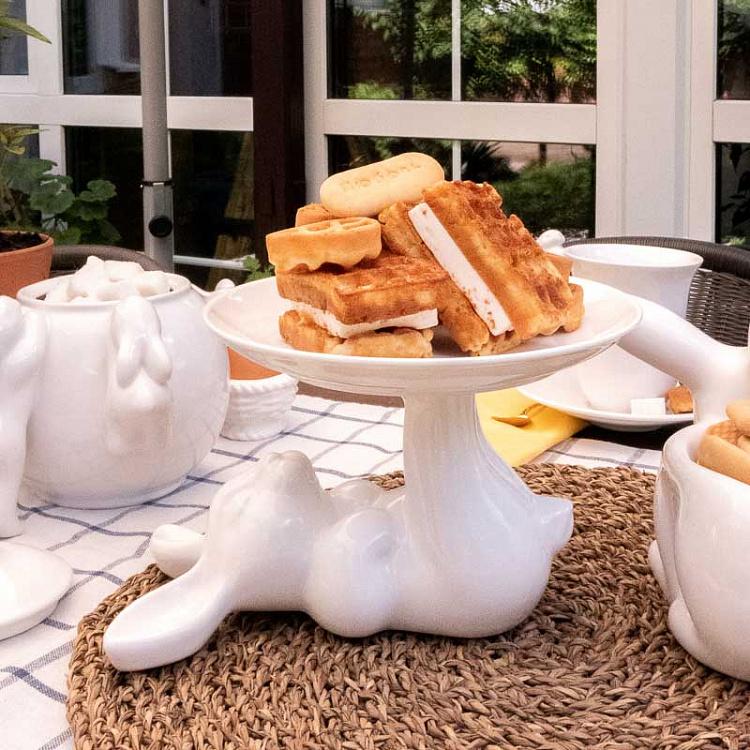 Сервировочная подставка Кролик, S Decorative Plate Rabbit Small