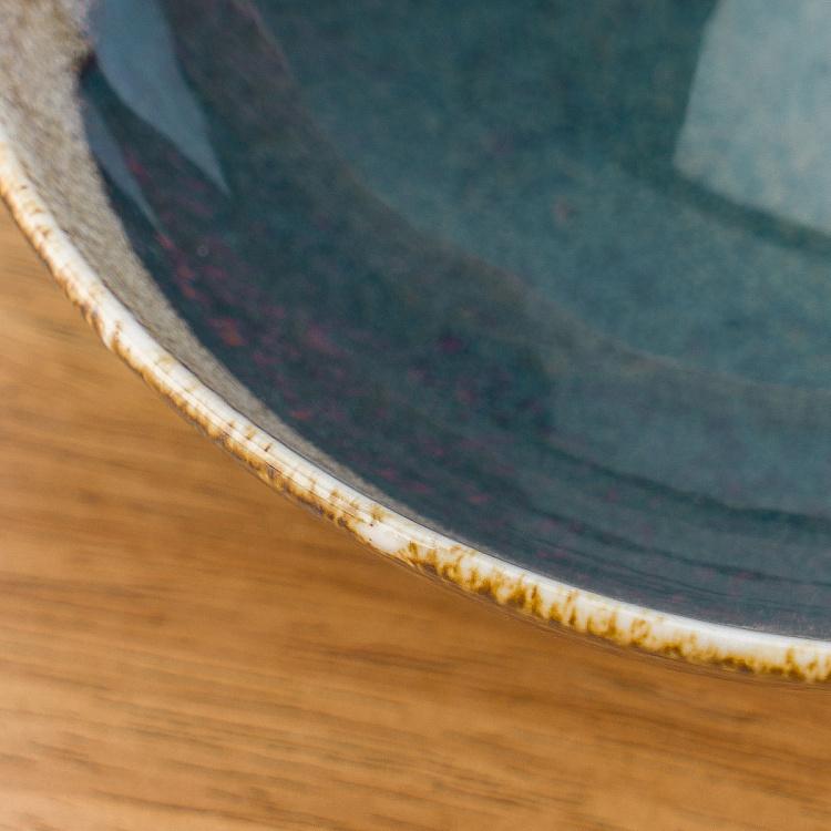 Пиала сине-коричневая Блум Bloom Blue And Brown Bowl