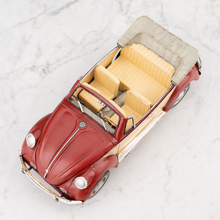 Фигурка Красный кабриолет Volkswagen Red Cabriolet
