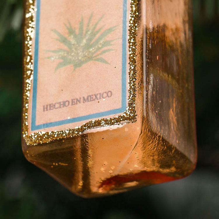 Ёлочная игрушка Текила Glass Hanger Tequilla Bottle 10 cm