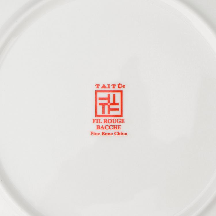 Десертная тарелка Красная нить ягоды Fil Rouge Bacche Dessert Plate