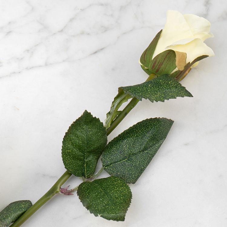 Искусственная роза Аннабель белая Annabelle Rose White 52 cm