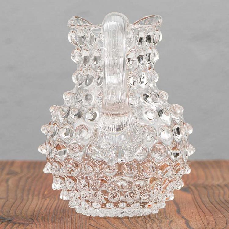 Прозрачный кувшин Диамант, S Pitcher Hobnail Clear Small