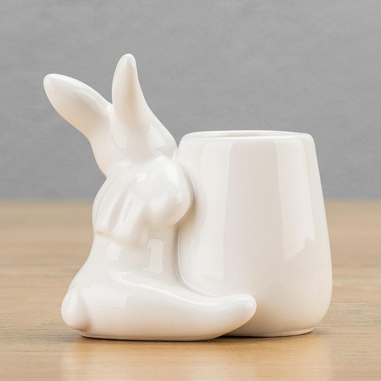 Стакан для ватных палочек с кроликом Rabbit Earstick Glass