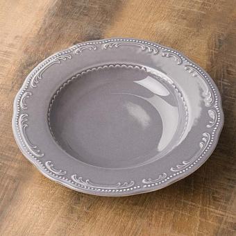 Vecchio Vienna Soup Plate London Smoke