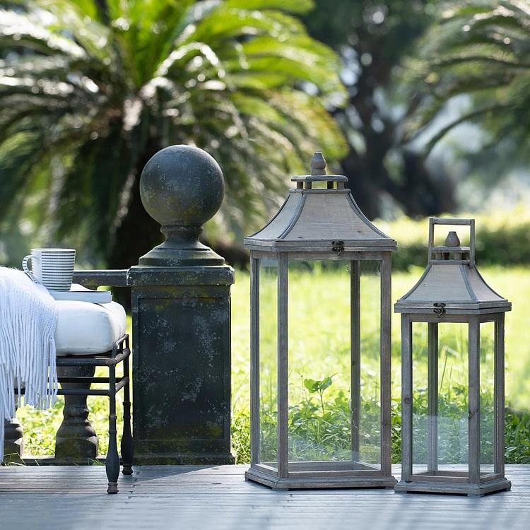 Набор из двух подсвечников-фонарей Ивона Set Of 2 Garden Candle Lanterns Ivona