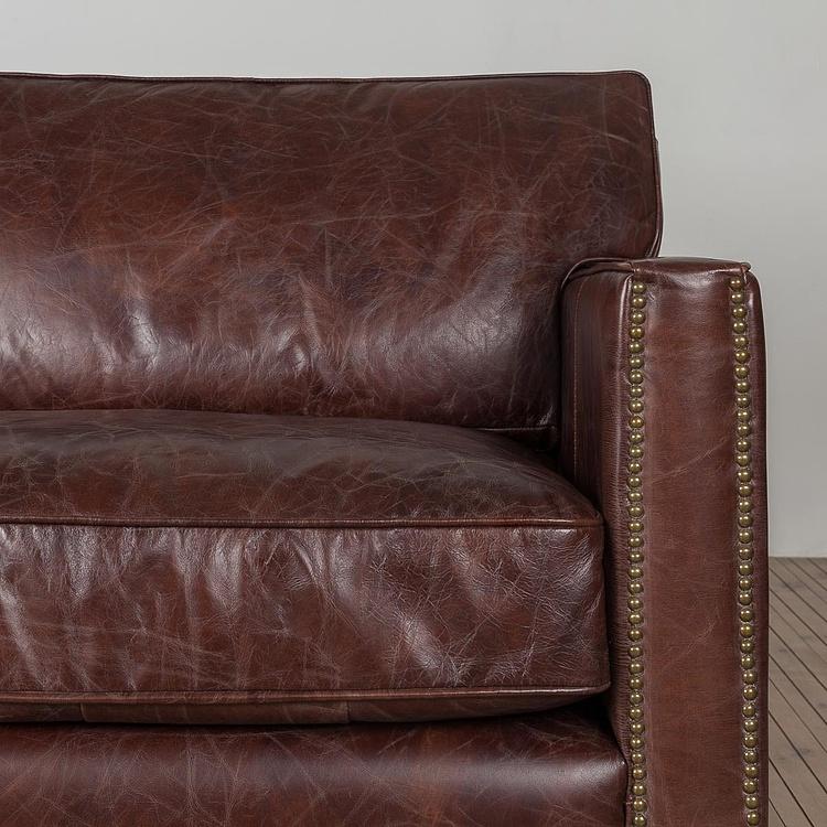 Двухместный кожаный диван Виконт Уильям Viscount William 2 Seater Leather