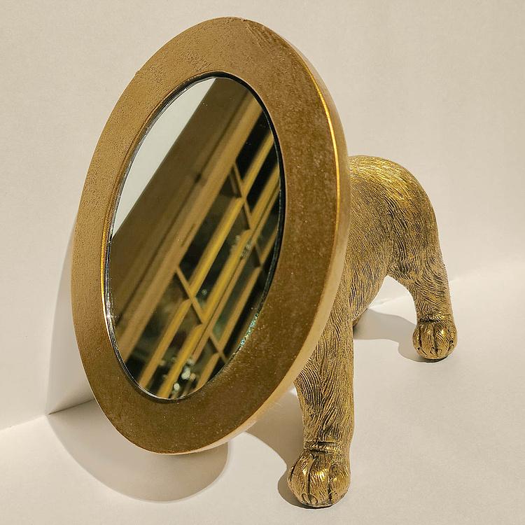 Овальное настольное зеркало Собака дисконт Woof Dog Mirror discount