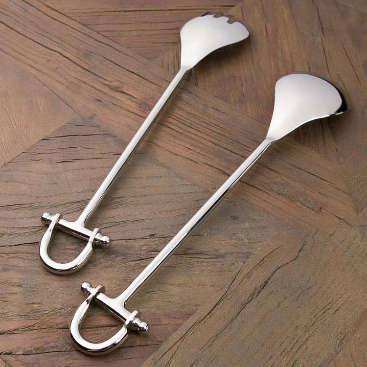 Набор из двух салатных ложек Подковы Salad Servers Haras