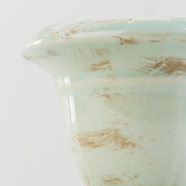 Голубовато-зелёная мини-ваза Медичи, S Medicis Vase Verdigris Small