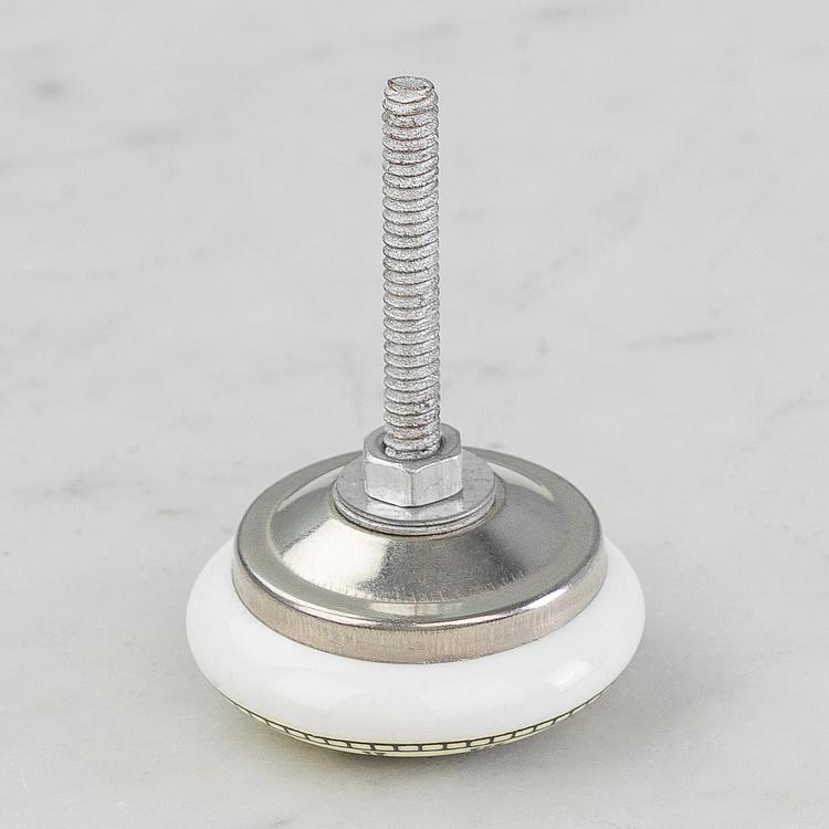 Керамическая мебельная ручка Белый кролик White Rabbit Ceramic Knob