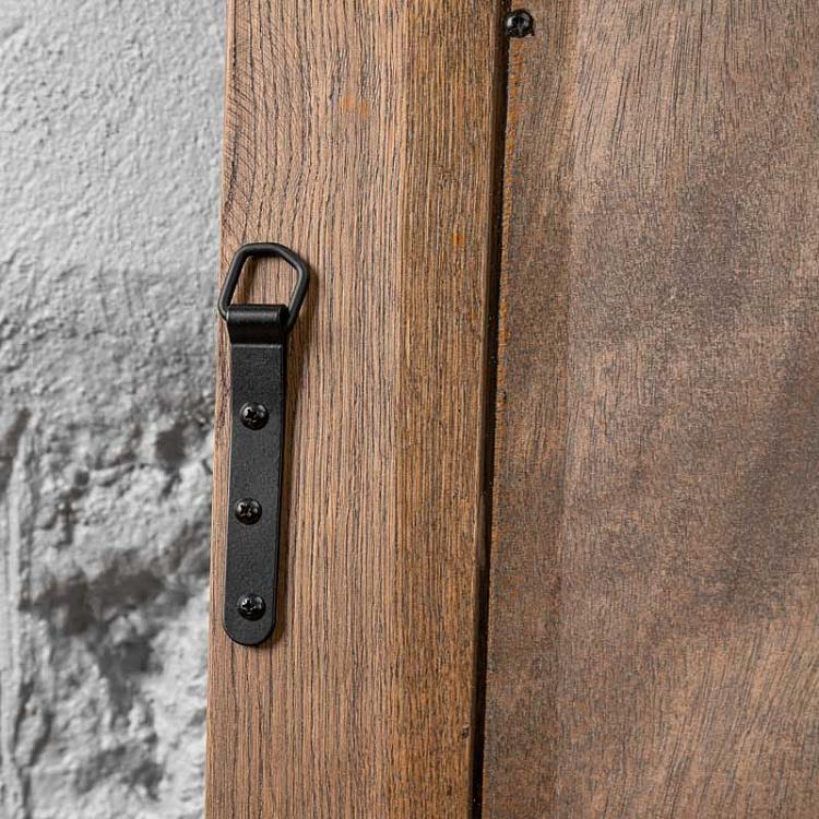 Картина-принт Карта Москвы, рама из высветленного дуба Classic Map Moscow, Weathered Oak