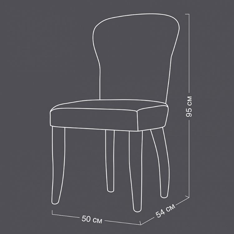 Стул Честер, чёрные ножки Chester Dining Chair, Black Wood