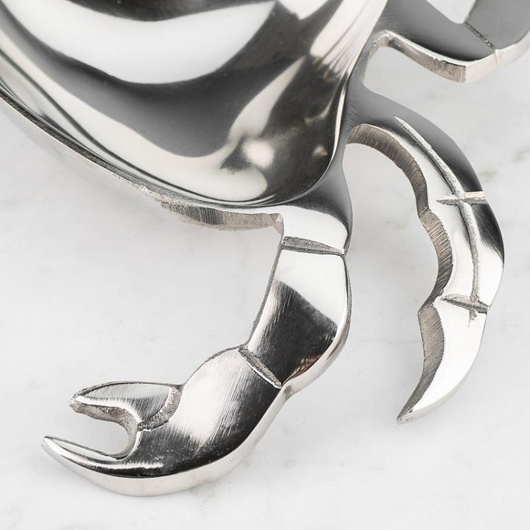 Подставка для мелочей и украшений Серебряный краб Silver Crab Trinket Tray