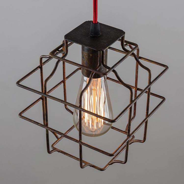 Подвесной светильник, проволока Hanging Lamp In Rusty Wire