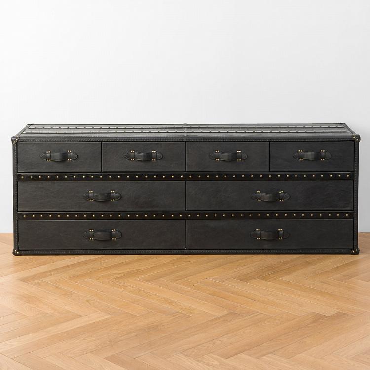 Комод-сундук Путешественник, чёрное дерево Traveller Sideboard, Black Wood RM