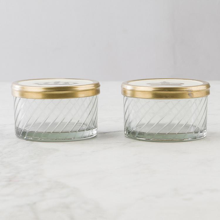 Набор из двух баночек Король и Королева Set Of 2 Boxes Queen And King