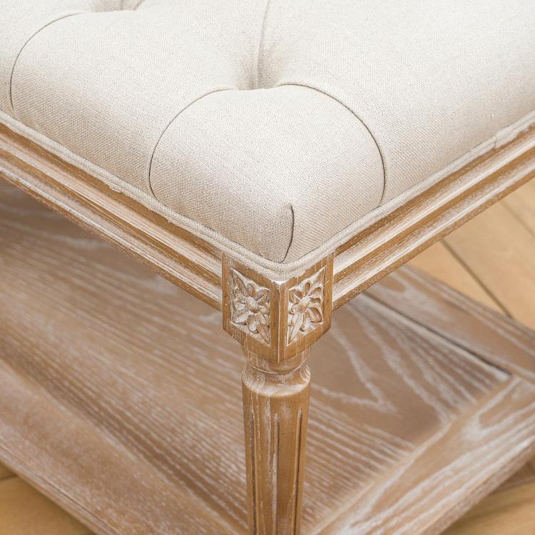 Скамейка Жан-Пьер, песочные ножки Jean-Pierre Ottoman, Oak Sandwashed