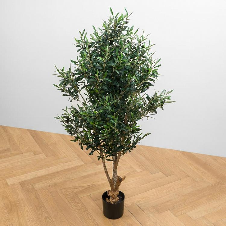 Искусственная олива Твист с плодами, M Twist Olive With Fruits 140 cm