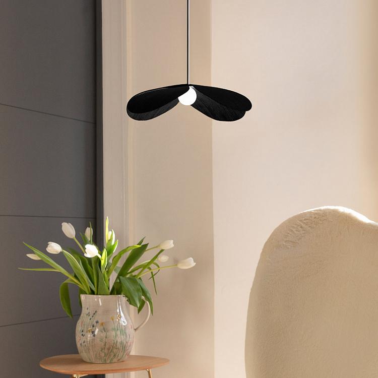 Подвесной светильник Незабудка на чёрном проводе, M Forget Me Not With Black Cord Medium