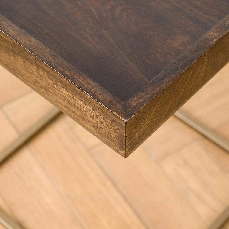 Прикроватный столик из дерева манго Пикаро Picaro Tray Top Side Table Mango Wood