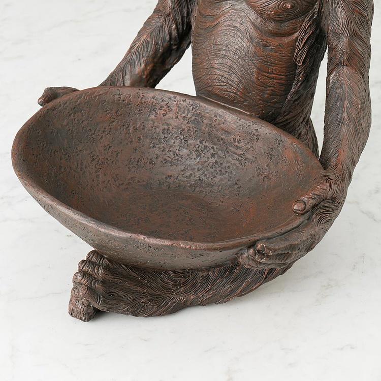 Настольная лампа с абажуром Обезьяна с блюдом Monkey Tray Lamp With Shade