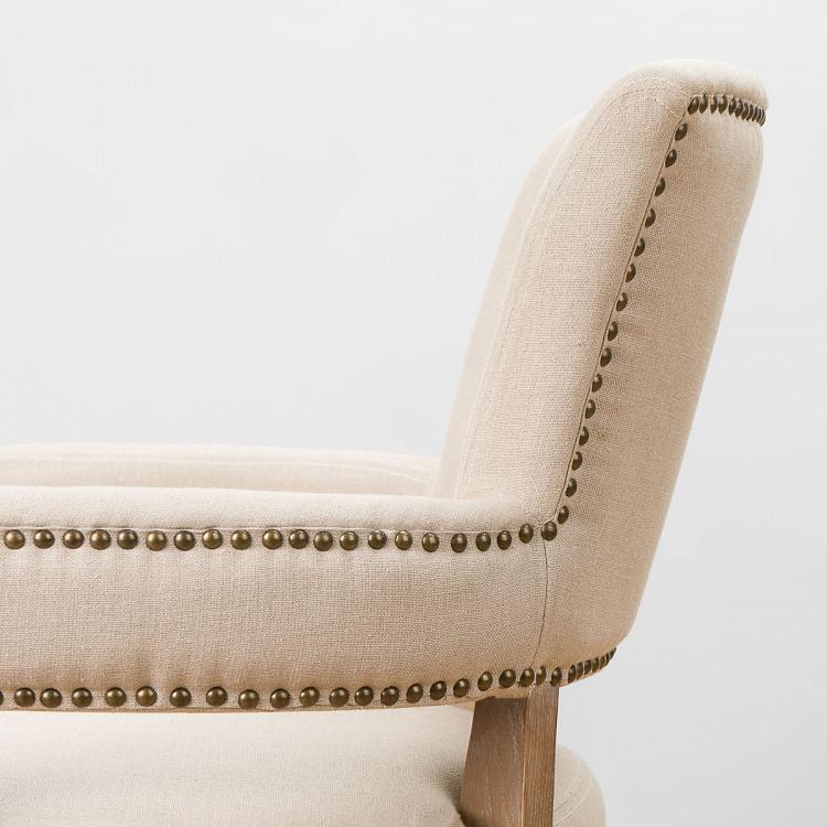 Стул Ньюпорт с подлокотниками, песочные ножки Newport Dining Chair, Oak Sandwashed