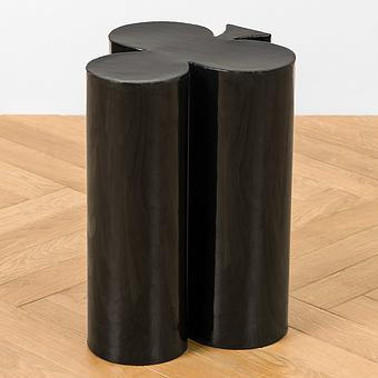 Poker Black Club Side Table