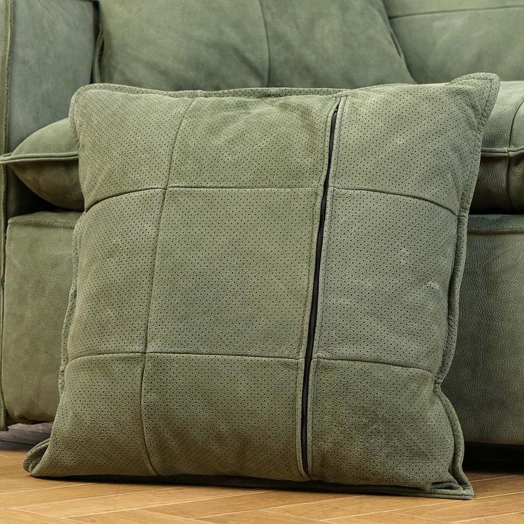 Трёхместный кожаный диван Сити, ножки цвета латуни City 3 Seater, Brass Metal Leather RM